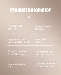 [High Precise Translation Various Languages] AI Smart Touch Screen Open Translation Bluetooth Headset/AI-Chat Low Delay Noise Reduction Waterproof Lightweight Earphones Headphones/AI智能触屏开放式翻译蓝牙耳机
