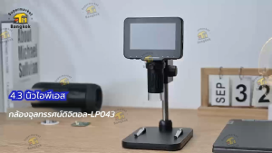 4.3 นิ้ว กล้องจุลทรรศน์ ดิจิตอล 1080P 1000x เหรียญกล้องจุลทรรศน์ กล้องจุลทรรศน์เหรียญ หน้าจอ IPS ไฟ LED 8 ดวง มุมมองพีซี