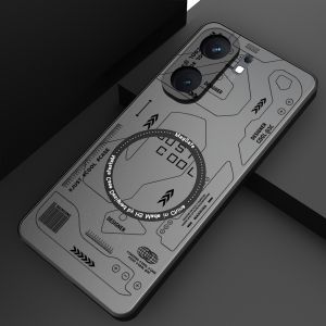 Iqooneo9 pro Magnetic Absorption Phone Case Full Cover Shockproof Mens Model Compatible Silicone Protective Cover for Iqneo9