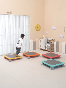 Kids Jumping Trampoline Vestibular Sensory Training Equipment Kindergarten Trampoline Kids Indoor Household Exercise Toys