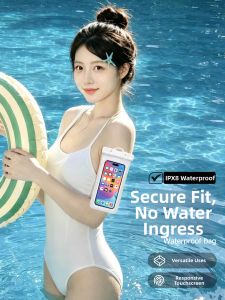 Touchscreen Waterproof Phone Case for Swimming Rafting