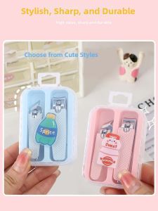 Cute Girls Portable Nail Clippers Set