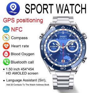 MAFAM【🚀Ready Indonesia】DT Ultra Mate Smartwatch 1.5 Inch HD 360mAh IP68 Wireless Charge Sports Smart Watch For Women Man Bluetooth Call Health Monitor