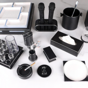 Nightclub Table Decoration Ashtray & Microphone Stand Kit
