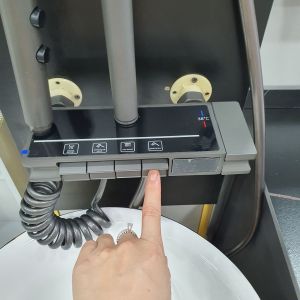 Sen phím đàn piano hiển thị nhiệt độ  thời gian  đèn led nano xám nóng lạnh