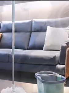 ถังปั่นไม้ม็อบ แถมผ้าม็อบ 5 ผืน ไม้ถูพื้นปั่น spin mop ม็อบถูพื้นหมุนได้ 360 องศา ไม้ม๊อบถูพื้น ถังถูพื้น ผ้าไมโครไฟเบอร์