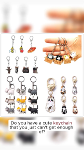 Manilago Cute Cat Key Chains Keyring Fashion Keyrings For Women Handbag Pendant Ornament Lover Souvenir Gift