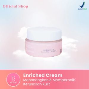BG Skin Enriched Cream Pelembab Wajah originalpelembab wajah memberikan hidrasimenutrisi kulitdi perkaya vit Emembantu pembentukan kolagenpelembab untuk memperbaiki jaringan kulit yang rusakpelembab untuk elastisitas kulit.