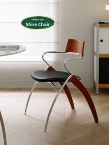 NANGUAHEZI | Comfortable Designer Style Artistic Dining Chair solid wood
