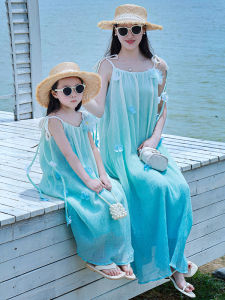 HONGLEXIUYAN | Beachwear Family Dresses Mother and Daughter Dresses