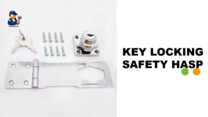 Cabinet lock Keyed Hasp Lock Keyed Locking Hasp for Door Cabinet Keyed Alike Silver Tone