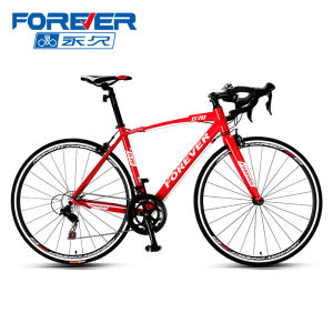 Shanghai Permanent Brand Road Bike Mens Super Light Commuter Bicycle Womens Adult Single Bike Aluminum Alloy Frame V Brake