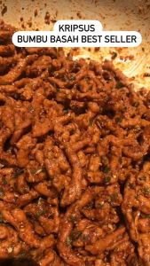 Usus ayam crispy/keripik usus ayam bumbu pedas daun jeruk 500gram