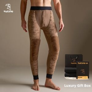 TUCANO | Thick and Fleece-Lined Thermal Pants for Elderly Men
