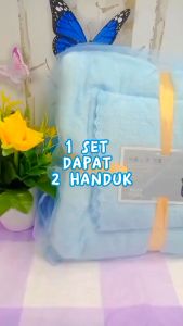 HANDUK HAMPERS 2IN1 HALUS LEMBUT GOOD QUALITY / TOWEL HAMPER SOUVENIR