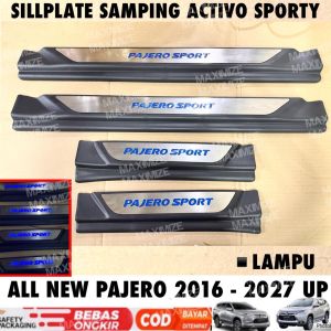 Sillplate Samping All New Pajero 2016 2021 2023 2024 2025 2026 2027 Activo Sporty Hitam List Chrome