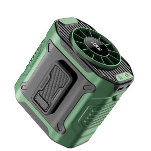 Quạt Đeo Lưng Di Động 3600mAh Kẹp Vào Thắt Lưng Làm Mát 24 Giờ 10 Tốc Độ 12000 Vòng/phút Sạc Lại Được Đeo Cổ Không Cần Dùng Tay Cá Nhân