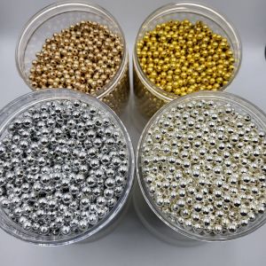 MUTIARA JAHIT METALIK JEPANG KUALITAS GRADE AA KILAU BAGUS CANTIK PER 10.GRAM