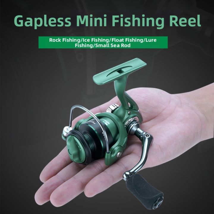 Mini Micro Throwing Full Metal Fishing Line Reel Spinning Wheel