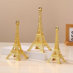 Tour Eiffel Model Gold Decorative Ornament