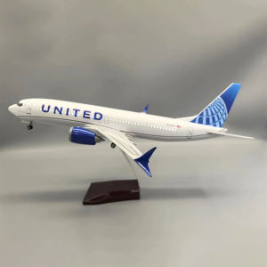 Mô Hình Máy Bay 737Max Của Hãng Hàng Không United Airlines Tỷ Lệ 47CM Kèm Bộ Dụng Cụ Hạ Cánh Chất Liệu Nhựa Resin Dùng Làm Đồ Trang Trí Bàn Làm Việc Và Đồ Sưu Tầm