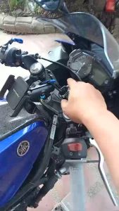 Motorcycle Full Exhaust System pipe middle pipe slip on for YAMAHA  R25 R3 YZF R25 R3 2015 2016 2017 2018 2019