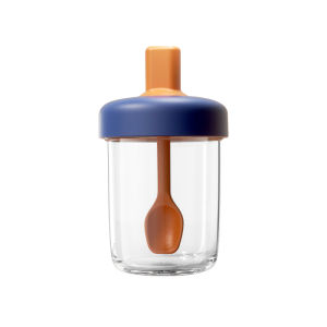 Ankou | Portable Breakfast Cup With Lid and Spoon