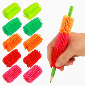 5 Chiếc TPR Bút Cầm Viết Viện Trợ Cho Trẻ Em Tay Hiệu Chỉnh Tư Thế Thiết Bị Thực Hành Bút Bóp Đồ Chơi Viết Cải Tiến