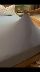 MITOMA ผ้าปูที่นอน ผ้าปูที่นอนกันไรฝุ่น มี3.5ฟุต/5ฟุต/6ฟุต ผ้าปูที่นอนสีพื้น ผ้ายืด ปลอกหมอนฟรี พร้อมส่ง