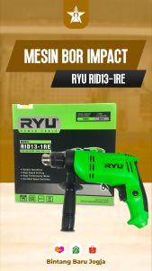 RYU Impact Drill Rid13-1Re - Mesin Bor Beton Besi & Kayu - Perkakas
