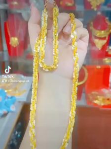 combo dây chuyền lắc tay nữ mạ 18.k