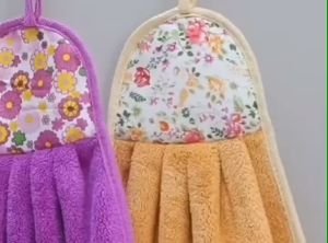 Bathroom & Refrigerator Soft Hand Towel Absorbent Hanging Towels Cars Hand Towel
