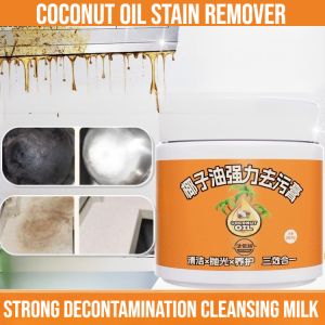 Strong Decontamination Cleansing Milk  Coconut Oil Stain Remover   Kitchen Multifunctional Grease Cleaner  Safe Natural