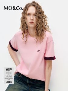 MO&Co. | Cotton Loose Stitched T-Shirt