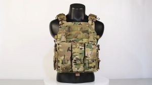 Uniontac 1000D Nylon Laser Cut Molle Personal Protective Tactical Vest Plate Carrier With Triple Mag Pouch