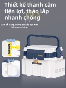 jiadiaoni | Hộp Đựng Dụng Cụ Cá Nhân Đa Lớp Đôi