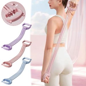 Adjustable Resistance Band 6-Tube Exercise Band with Comfortable Handles Multi-Functional Fitness Tensioner