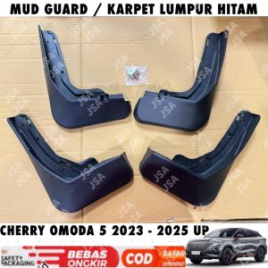 Mud Guard Cherry Omoda 5 2023 2024 2025 Up Karpet Lumpur Hitam .