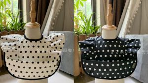 Nordic INS Angel Wings Waterproof Baby Bibs Toddler Feeding Apron 0-4 Years Old Childrens Utensils Baby Feeding Bibs PU Material