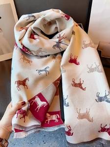 BILLI ZILLY | Thick Warmth Flannel Double-sided Scarf