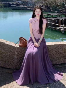 CHANGTONG | New Chinese Style Print Womens Set