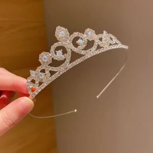 EELHOE | Crown Golden Wedding Hair Accessories Crystal Rhinestone  Wedding Tiaras And Crowns Headpiece Hair Ornament