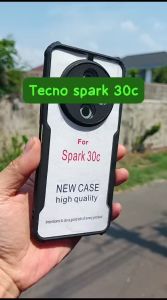 CASING TECNO SPARK 30C SILIKON CLEAR BENING BEATLE SOFT CASE HANDPHONE