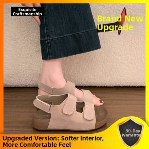 XUJIA | Magic Tape Thick Sole Non-slip Roman Sandals for Pregnant Women