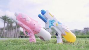 GOOGOO BIRD Children Water Gun Toys High Pressure Medium Size Long Range Water Gun Mainan Pistol Air