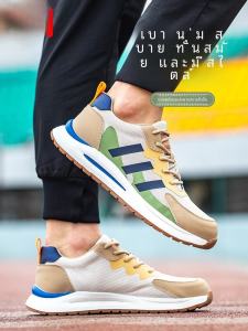 รองเท้าทำงานทรงหัวเหล็กสำหรับผู้ชาย รองเท้ากันลื่น ทนกระแทก ด้านล่างนุ่ม น้ำหนักเบา ฤดูใบไม้ร่วง/ฤดูหนาว เหมาะสำหรับใส่ในโรงงาน