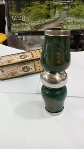 Bandul Bunga Hijau Fengshui 1" - Aksesori Stainless Steel untuk Hiasan Tangga, Pagar, Kanopi, Balkon dll (Harga Khusus untuk Pembelian di atas 5 juta)