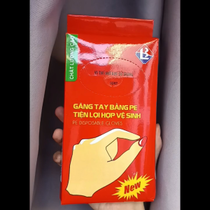 GĂNG TAY PE DÙNG 1 LẦN 100 CHIẾC – GỌN VIỆC BẾP NHẸ VIỆC DỌN
