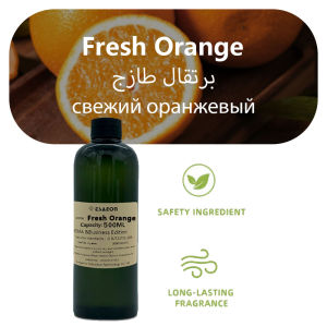 ESAEON 500ml (16.9 fl.oz) Fresh Orange Freesia Essential Oil Diffuser Supplement Liquid For Hotel Two Fluid Aroma Machine Oils