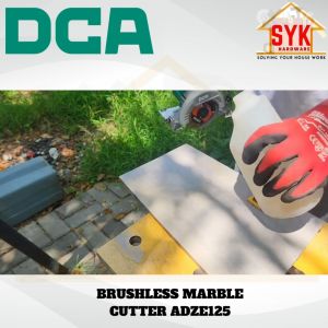 SYK Free Shipping DCA ADZE125 Cordless Brushless Marble Wood Cutter Machine Battery Mesin Potong Kayu Bateri